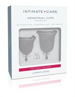 Набор из 2 прозрачных менструальных чаш Intimate Care Menstrual Cups - фото 160916