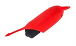 Красный вибростимулятор Devol Mini Vibrator - 8,5 см. - фото 1337810