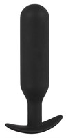 Черная утяжеленная анальная пробка Anal Trainer Medium - 18 см. - фото 170044