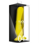 Желтый вибратор на присоске Nude Impressions 04 - 18 см. - фото 1307516