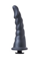 Черная насадка для страпона Axel - 17,5 см. - фото 163583