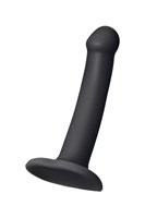 Черный фаллос на присоске Silicone Bendable Dildo S - 17 см. - фото 164576