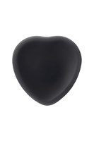 Черный фаллос на присоске Silicone Bendable Dildo M - 18 см. - фото 1408345