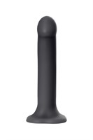Черный фаллос на присоске Silicone Bendable Dildo XL - 20 см. - фото 164619