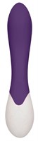 Фиолетовый вибратор G Spice с функцией нагрева - 20,8 см. - фото 167080