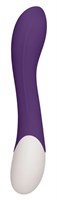 Фиолетовый вибратор G Spice с функцией нагрева - 20,8 см. - фото 167079