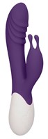 Фиолетовый вибратор-кролик G Ignite с функцией нагрева - 20,8 см. - фото 167086