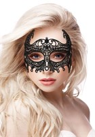 Черная кружевная маска ручной работы Empress Black Lace Mask - фото 1427812