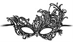 Черная кружевная маска ручной работы Royal Black Lace Mask - фото 1427814