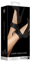 Черные поножи Luxury Ankle Cuffs - фото 1365637
