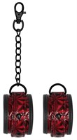 Красно-черные поножи Luxury Ankle Cuffs - фото 1365643