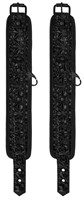 Черные наручники и наножники Luxury Hogtie - фото 166949