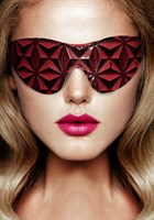 Красно-черная маска на глаза закрытого типа Luxury Eye Mask - фото 166956