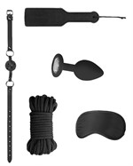Черный игровой набор Introductory Bondage Kit №5 - фото 1417908