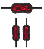 Красно-черный игровой набор Introductory Bondage Kit №7 - фото 167011