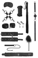 Черный игровой набор БДСМ Intermediate Bondage Kit - фото 172857