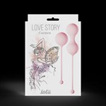 Набор розовых вагинальных шариков Love Story Carmen - фото 167828