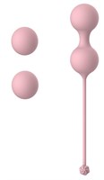 Набор розовых вагинальных шариков Love Story Diva - фото 167845