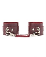 Бордовые наручники Maroon Handcuffs  - фото 51373