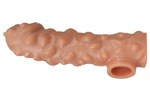 Насадка на фаллос с крупными бугорками Cock Sleeve 003 Size L - 17,6 см. - фото 1408613