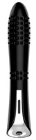 Черный вибромассажер MAGIC NUBBED THRUSTER - 12,5 см. - фото 173968