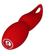 Красный клиторальный стимулятор FULLA - 13 см. - фото 174463