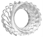 Прозрачное эрекционное кольцо No.40 Ball Strap - фото 167711