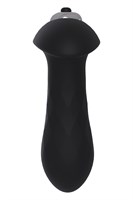 Черная анальная вибровтулка Single Speed Diamond Plug - 10 см. 169147