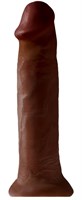 Коричневый фаллоимитатор-гигант на присоске 14  Cock - 36 см. - фото 167517