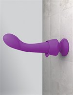 Фиолетовый вибромассажер Wall Banger G - 19,3 см. - фото 165603