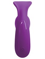 Фиолетовый вибростимулятор с 3 виброотростками Total Ecstasy - фото 165635
