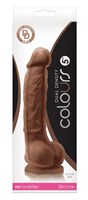 Кофейный фаллоимитатор Dual Density 5 Dildo - 17,3 см. 169256 - фото 171402