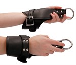 Черные наручники для подвешивания Suspension Wrist Bondage Handcuffs - фото 168143