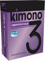 Сверхпрочные презервативы KIMONO - 3 шт. - фото 435181