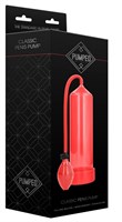 Красная ручная вакуумная помпа для мужчин Classic Penis Pump - фото 167725