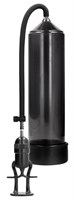 Черная вакуумная помпа для мужчин с насосом в виде поршня Deluxe Beginner Pump - фото 167732