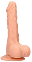 Телесный фаллоимитатор Realistic Dildo With Balls  - 17 см. 170024 - фото 172189