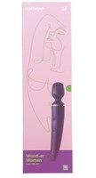 Фиолетовый вибратор Satisfyer Wand-er Woman - фото 176597