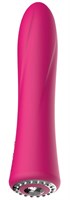 Розовый классический вибромассажер Jewel - 19,5 см. - фото 1365776