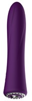 Фиолетовый классический вибромассажер Jewel - 19,5 см. - фото 168770