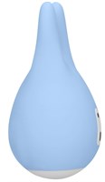 Голубой клиторальный стимулятор Sugar Bunny - 9,5 см. - фото 168830