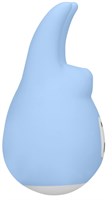 Голубой клиторальный стимулятор Love Bunny - 9,4 см. - фото 168836