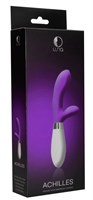 Фиолетовый вибратор-кролик Achilles - 20,5 см. - фото 168850