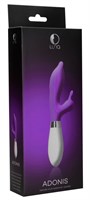 Фиолетовый вибратор-кролик Adonis - 21,5 см. - фото 168856