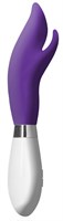 Фиолетовый вибратор-кролик Athos - 22 см. - фото 168865