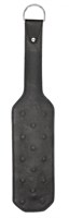 Черная шлепалка Leather Vampire Paddle - 41 см. - фото 168976