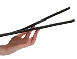 Черная шлепалка Two Finger Paddle Tawse - 51 см. - фото 168994