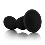 Черный анальный стимулятор Silicone Back End Play - 10,75 см. - фото 1408878