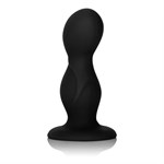 Черный анальный стимулятор Silicone Back End Play - 10,75 см. - фото 171295