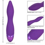 Фиолетовый вибромассажер Aura Wand - 21,5 см. - фото 171317